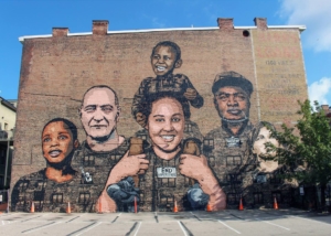 Faces of Homelessness mural